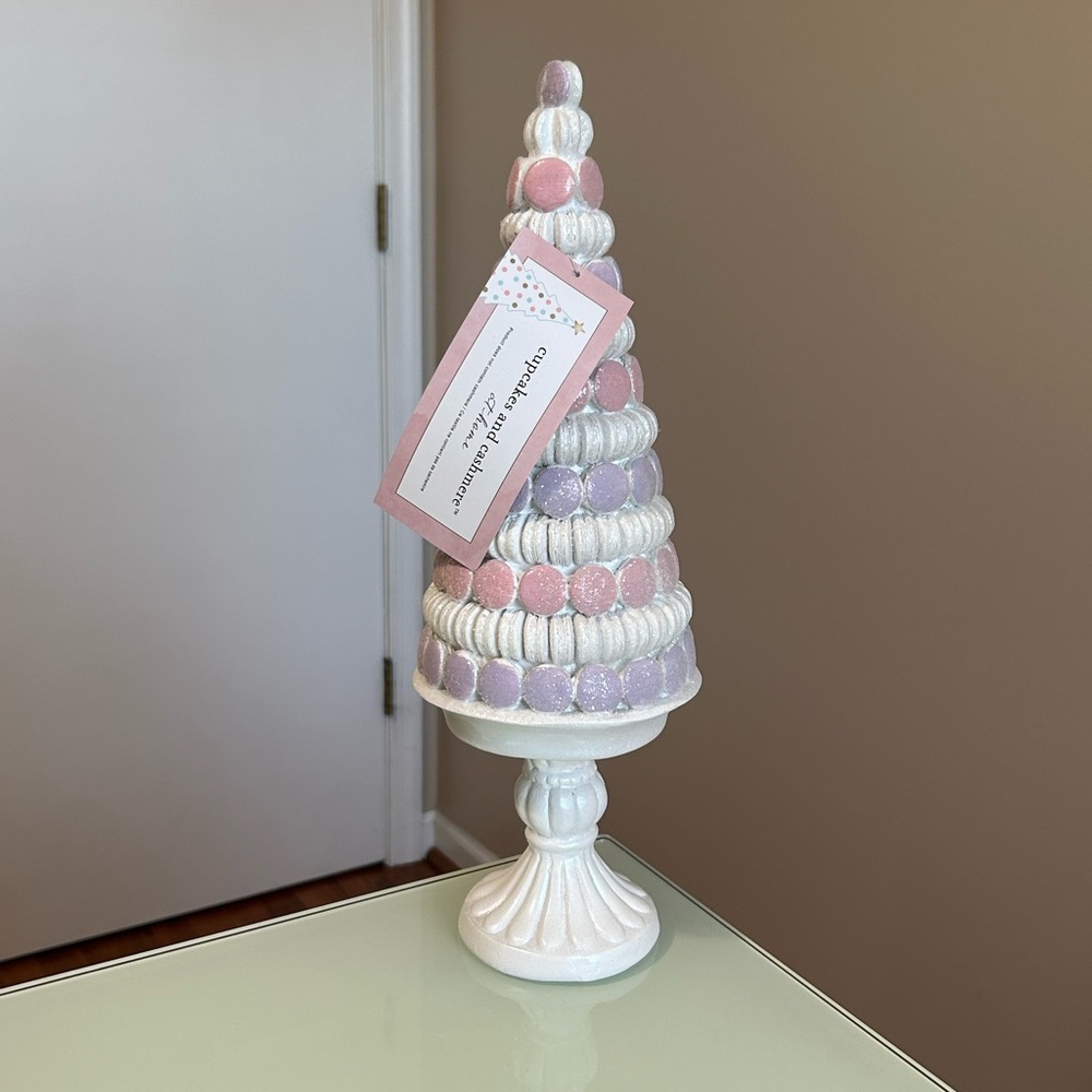 Cupcakes and Cashmere Lavender and Pink Sweet Shoppe 16" Pink Macaron Tree